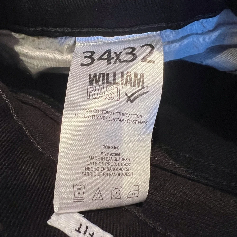 William Rast Men's Black Jeans - Picture 4 of 9
